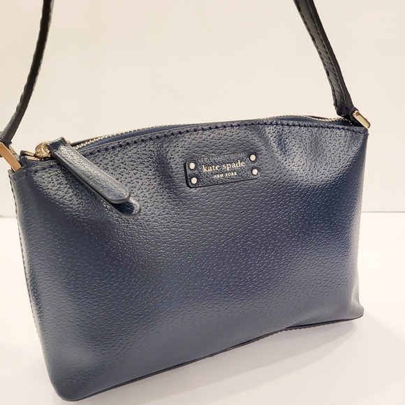 kate spade Handbags - Kate Spade Jeanne Midnight Blue Shoulder Bag